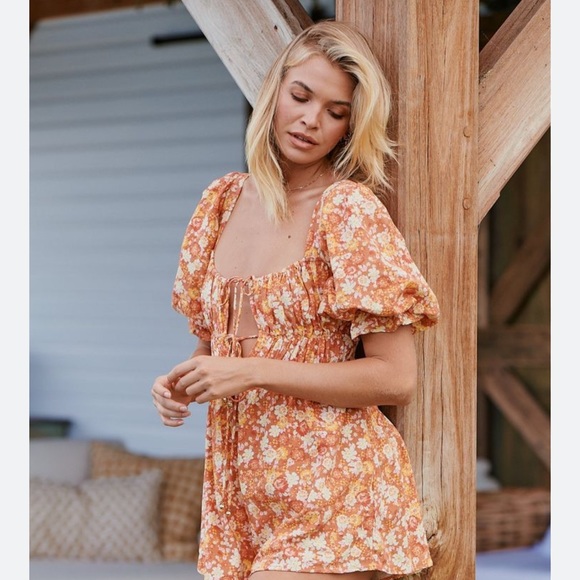 Free People Show Me Love Floral Romper - Picture 2 of 5